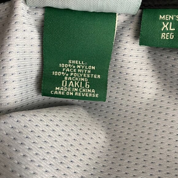 L.L. Bean Jacket Mens XL Blue Full Zip Nylon‎ Outdoor Hiking Camping CJ-1745 - Picture 12 of 12